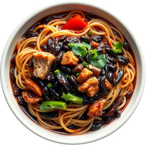 Black Bean Noodles dish
