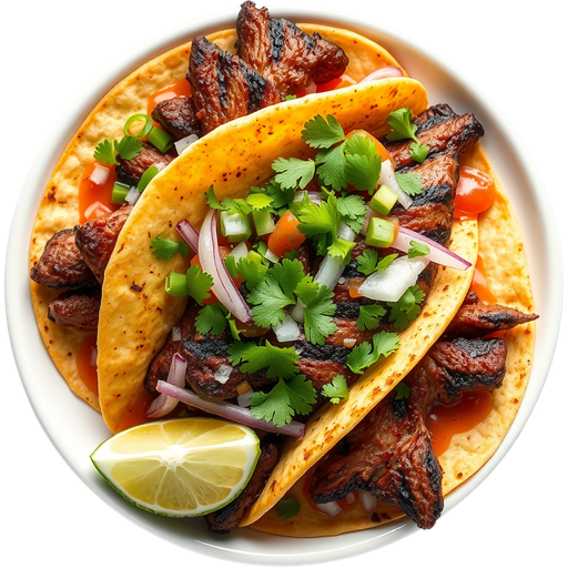 Juicy Asada Taco dish