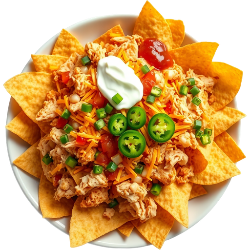 Chicken Nachos dish