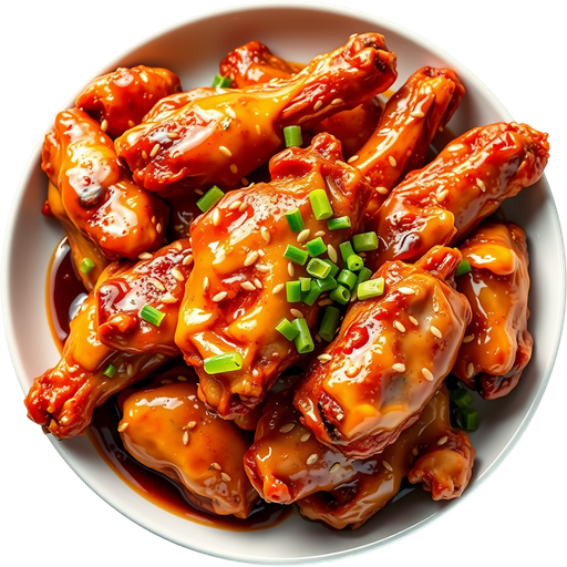 Garlic Chicken Wings dish