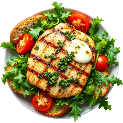 Chicken Pesto Sandwich dish