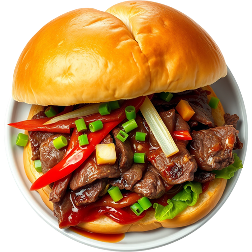 Korean BBQ Sandwich dish