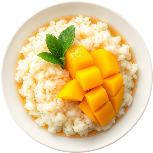 Mango with Sticky Rice dish