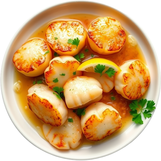 Scallops dish