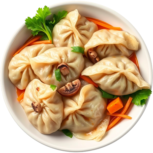 Veggie Dumplings dish