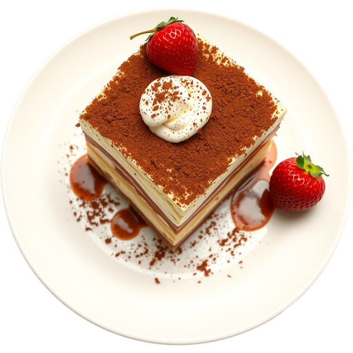 Tiramisu dish