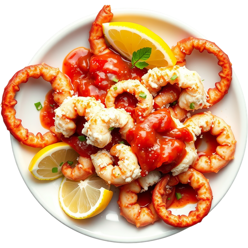 Calamari Appetizer dish