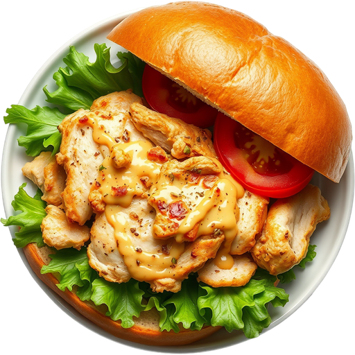 Garlic Chicken Sandwich dish