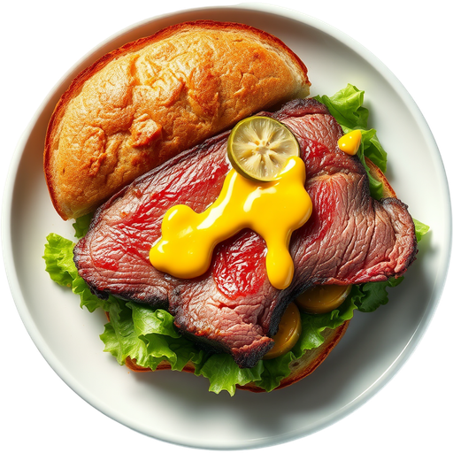 Beef Tongue Sandwich dish