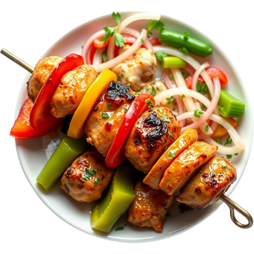 Chicken Kabob dish