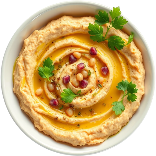 Homemade Hummus dish
