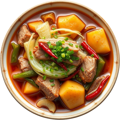Pork Gamjatang Stew dish