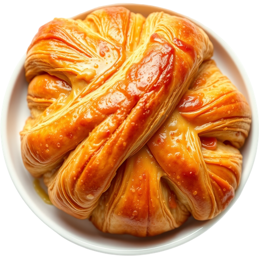 Ham and Cheese Croissant dish