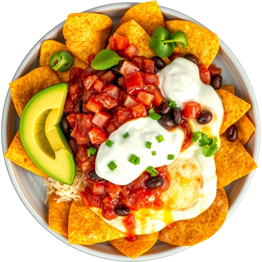 Chilaquiles dish