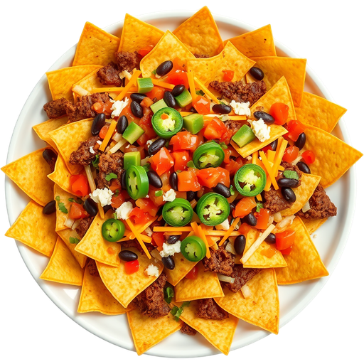 V Nachos con Carne Asada dish