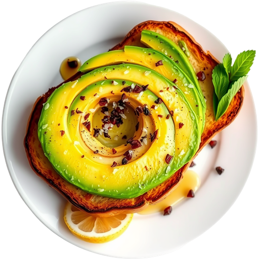 Smoked Avocado Toast dish