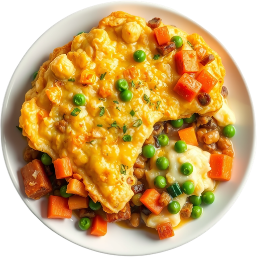 Vegan Shepherds Pie dish