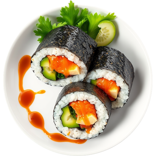 Baked Salmon Roll dish