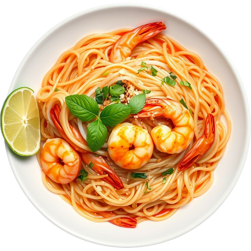 Pad Thai with Shrimp dish