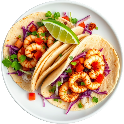 Calamari Tacos dish