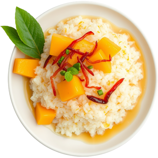 Mango Sticky Rice dish