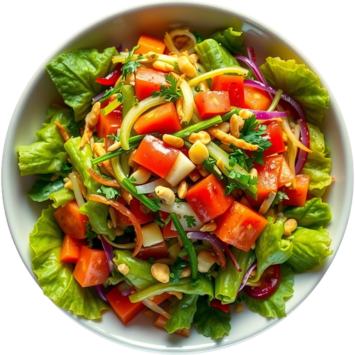 Laos Papaya Salad dish