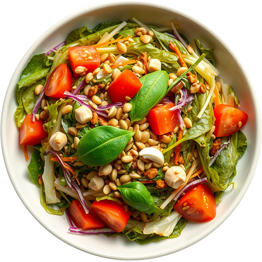 Tea Leaf Salad La Phat Thote dish