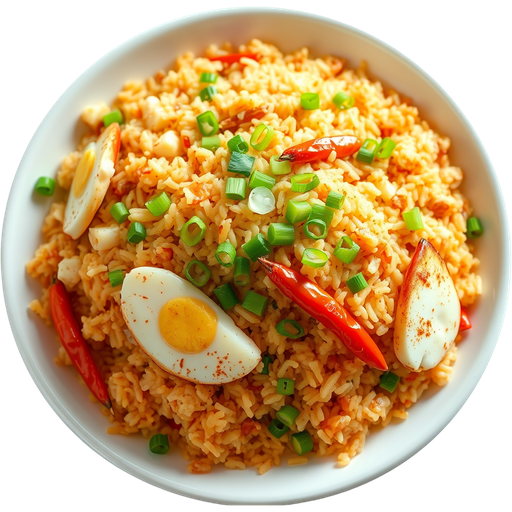 Thai Spicy Crab Fried Rice dish