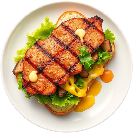 Grilled Pork Sandwich dish