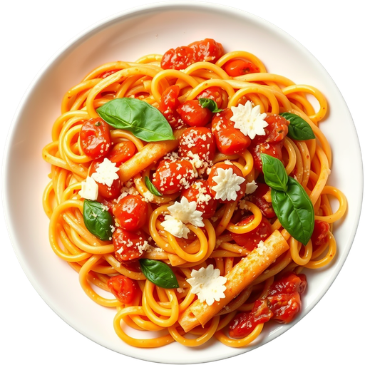 Fusili Pasta dish