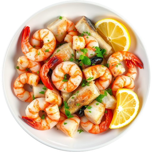 Shrimp and Fish Mix dish
