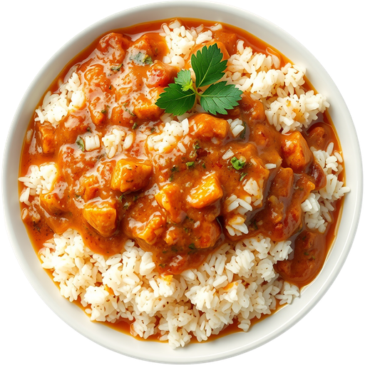 Rice and Gravy dish