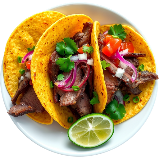 Beef Tongue Tacos dish