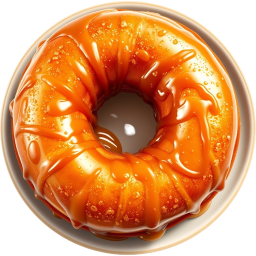 Old Fashioned Maple Donut dish