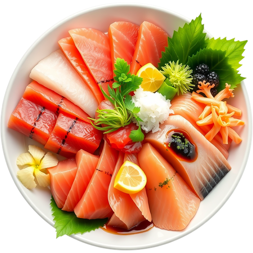 Sashimi Lunch Platters dish