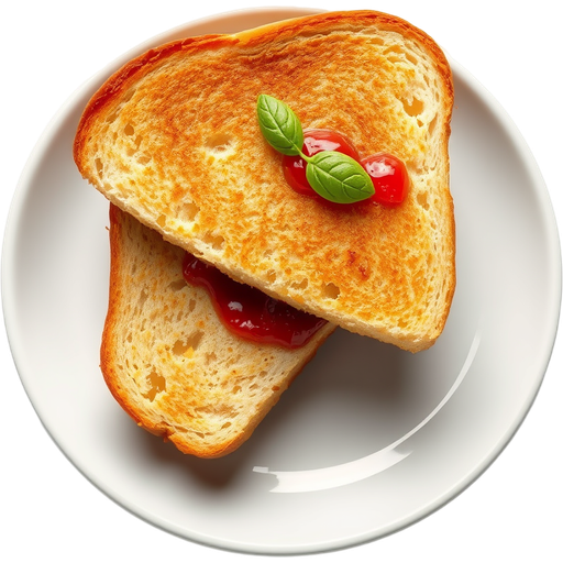 Sandwich with Bread and Jam dish