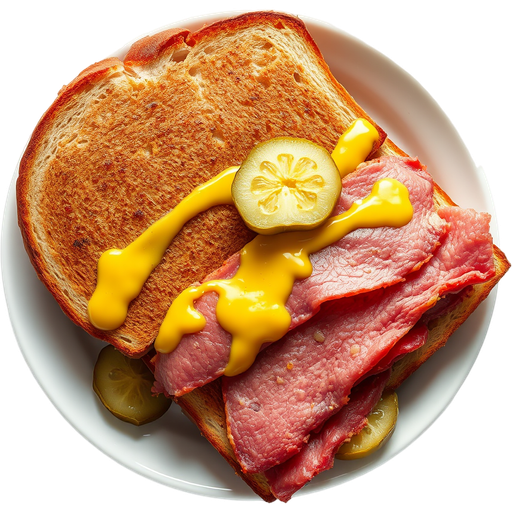 Hot Pastrami Sandwich dish