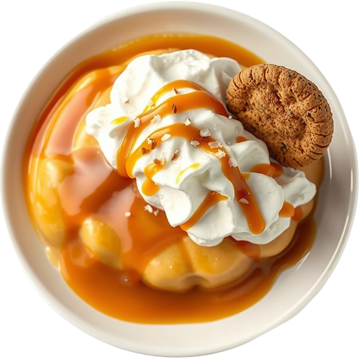 Butterscotch Budino dish