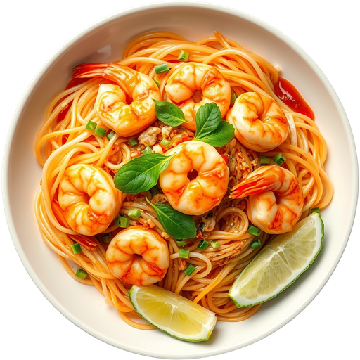 Shrimp Pad Thai dish
