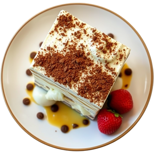 Tiramisu dish