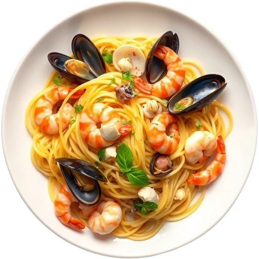 Seafood Linguini dish