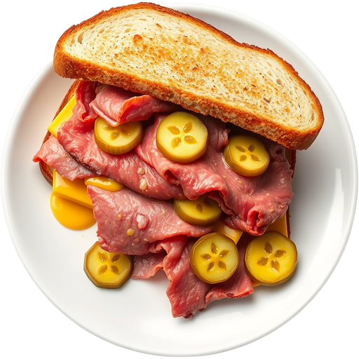 Hot Pastrami Sandwich dish