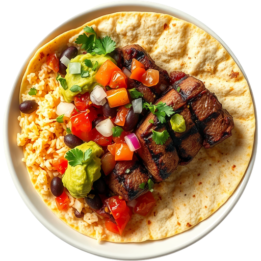 Burrito de Asada dish