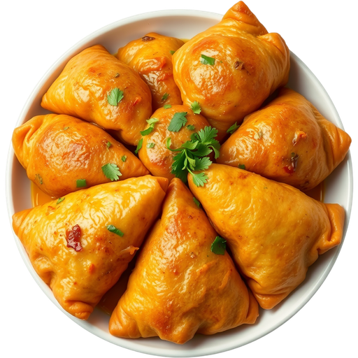 Potato Sambusa dish