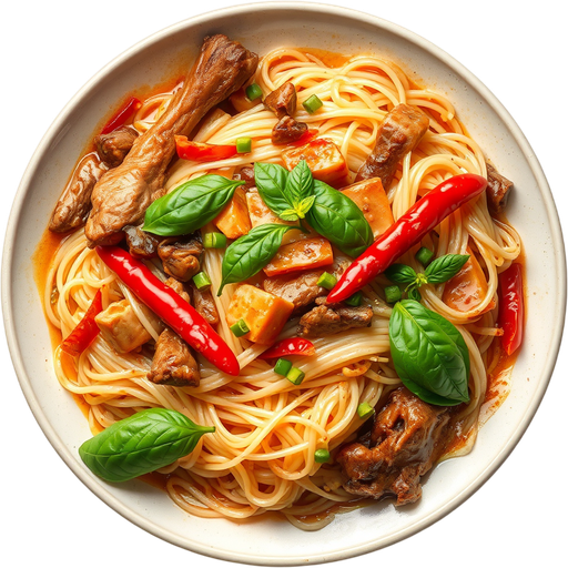 Drunken Noodles dish