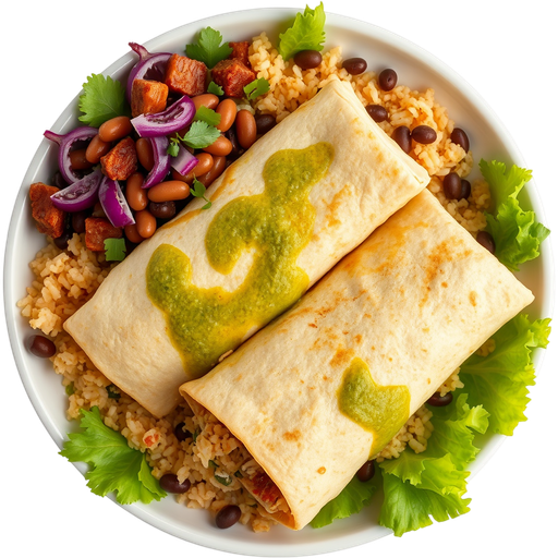 Burrito Chile Verde dish