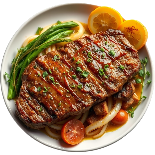 Steak de la Casa dish