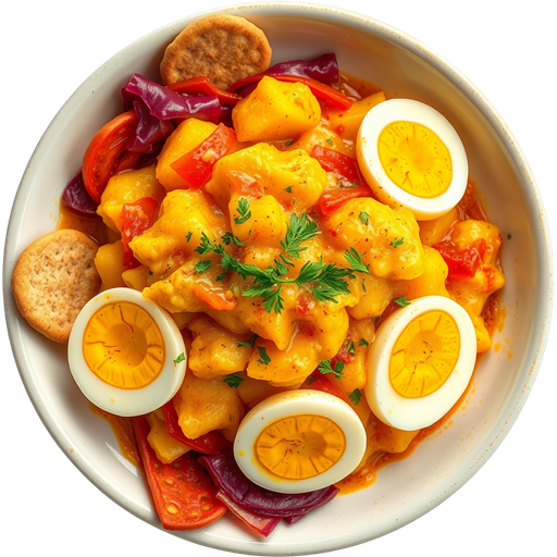 Papa a la Huancaina dish