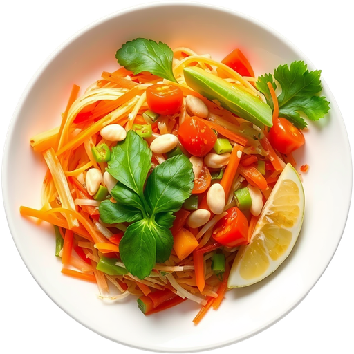 Sumran Pok Pok Papaya Salad dish
