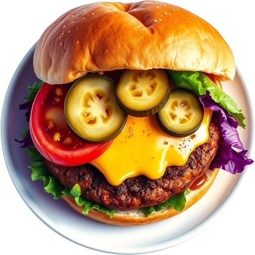 Vegan Burger dish